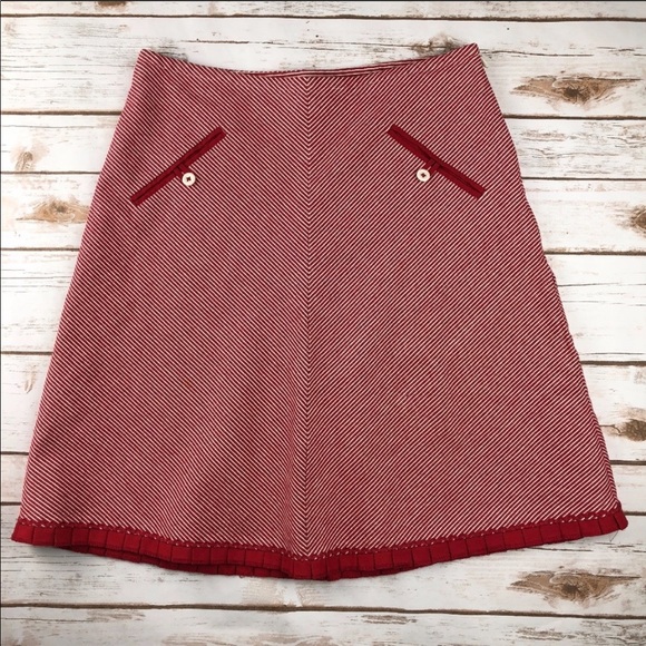 Anthropologie Sitwell Striped A line Skirt - Picture 1 of 8